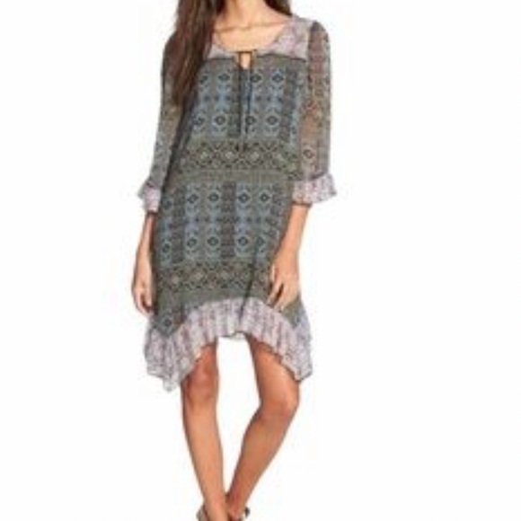 Sun & Shadow Dresses & Skirts - Sun & Shadow Sheer Boho Dress